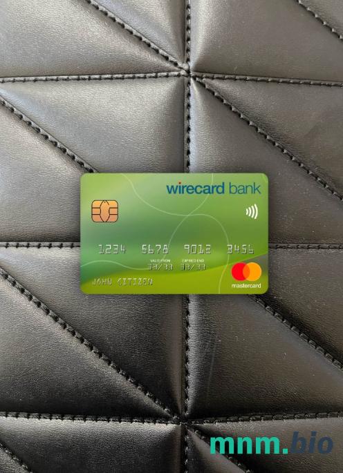 Germany Aschheim wirecard bank wygląd zdjęcia mastercard skan PSD + zdjęcie